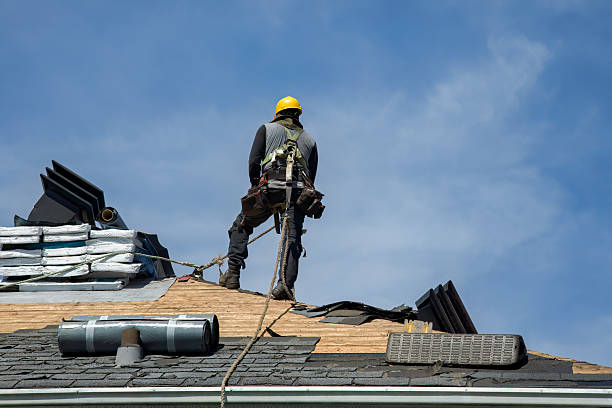 Professional Gutter Installation technician working in Brierfield, AL